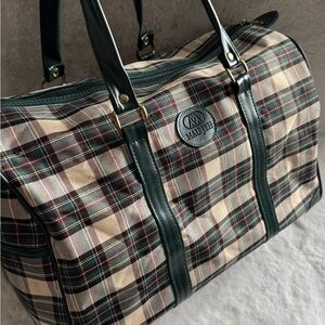 Mau Jeh Weekender Travel Bag Green Brown